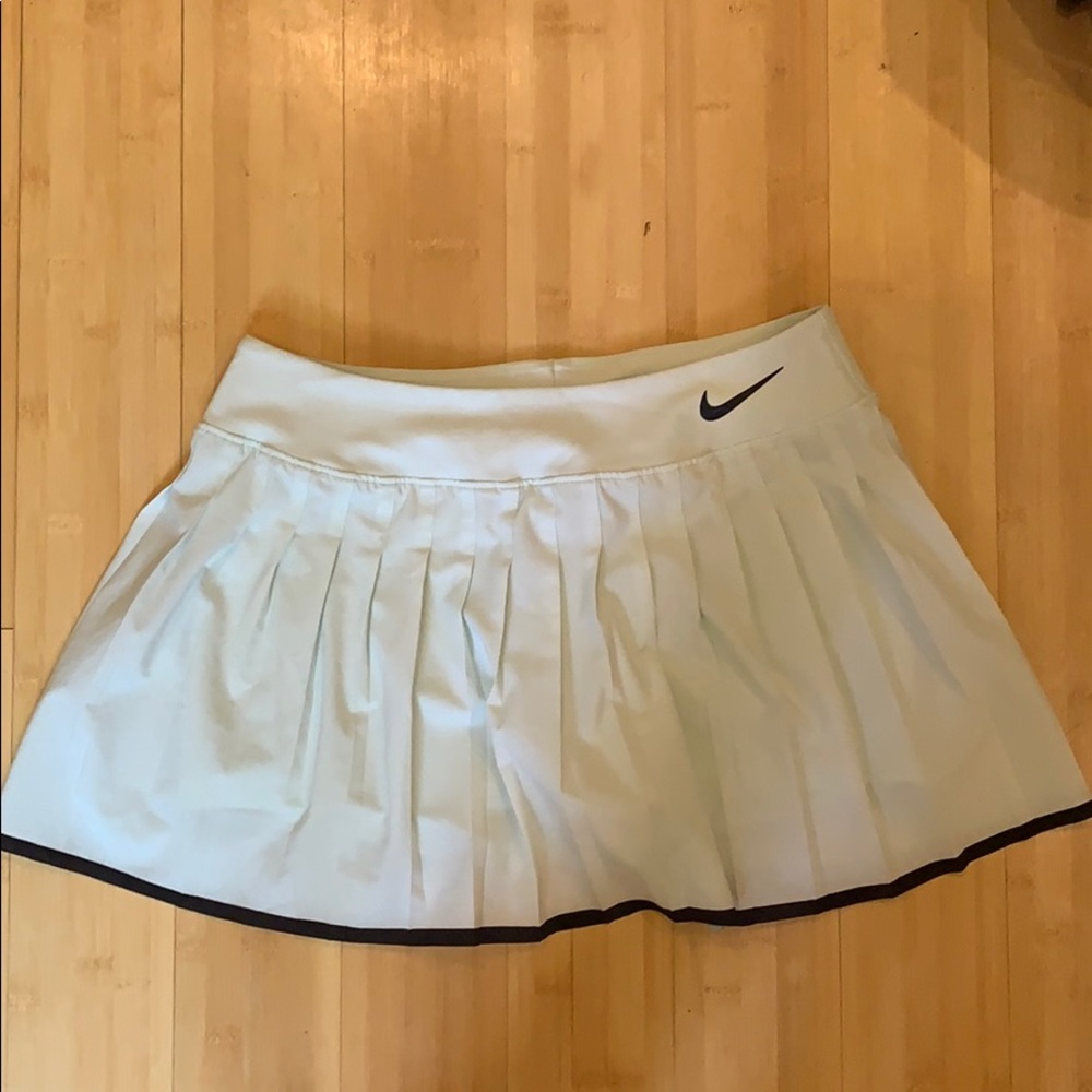 mint green nike skirt